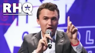 Charlie Kirk's Fascist Pep Rallies Are Beyond Parody
