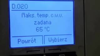 Vaillant 146 5/5 2R ustawienia kotła