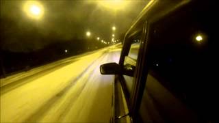 Lite sladd från i vintras med Volvo 240:i