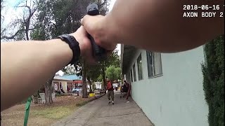 BODY CAMERA: LA police fatally shoot hostage, armed man