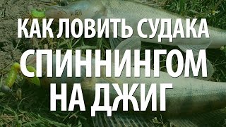 ЛОВЛЯ СУДАКА на ДЖИГ с БЕРЕГА