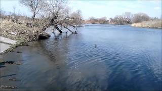 Маленькая лодка с водометом KJet 134 (Трое в лодке)