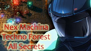 Nex Machina : Stage 1 Walkthrough All Secrets (Techno Forest)