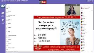 "Матрица благополучия на 2018 год." Ирина Виноградова.