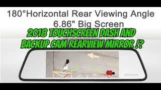 2 in 1 Car Dash Camera / Backup Cam Mirrors, Autovox M6 Vs M8