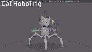 robot cat rig