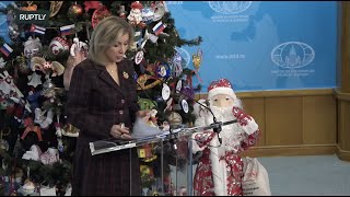 LIVE: MFA spokesperson Maria Zakharova holds weekly briefing