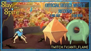 Slay the Spire Speedrun - Defect Any% 7:46 [Former WR]