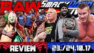 WWE RAW vs. SmackDown Review - BELAGERT! - 23./24.10.17 (Deutsch/German)