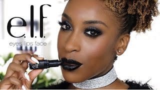 E.L.F. Full Face Glam Makeup Look