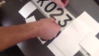 car number anti radar sticker