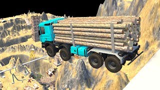 BeamNG drive Crashes - INSANE CRASHES # 69