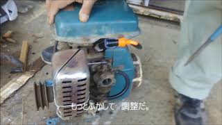 堀越畳店　息つくエンジン数分後に停止？キャブの大気穴の詰り？