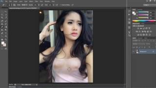 Photoshop Tutorial   How to make Transparent See Through Shirt  1