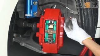 CR-Z ブレンボブレーキキット【キャリパー取付け編】 CR-Z BREMBO BRAKE KIT