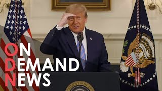 'I Don't Wanna Say the Election's Over': OUTTAKES From Trump's Address