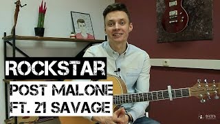 Ваня, научи! | ROCKSTAR - POST MALONE FT. 21 SAVAGE разбор на гитаре. Фингерстайл
