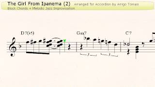 The Girl from Ipanema (2) - Jazz Accordion Sheet music