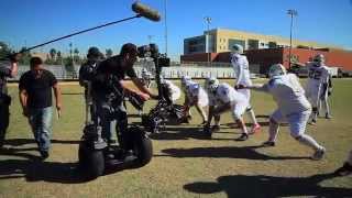 Steadicam/Segway on a 3D football movie (Behind the scenes)