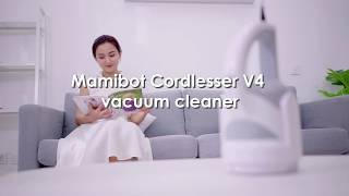 Mamibot Cordless V4 Stick vacuum cleaner, super slim and light designed15-30 minutes vacuuming time,