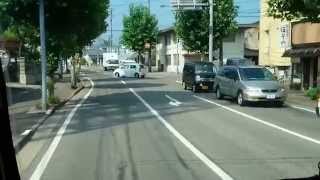 【廃止】新潟交通バス 350系統 古町→向陽三丁目 前面展望