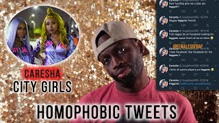 City Girls - Caresha Homophobic & Colorist Tweets. The BACKLASH!