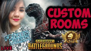 PUBG LIVE || UNLIMITED CUSTOM ROOMS || RANK PUSH || TDM || GIRL GAMER || PUBG MOBILE LIVE