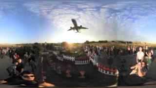 Nikon KeyMission 360 範例：飛機降落