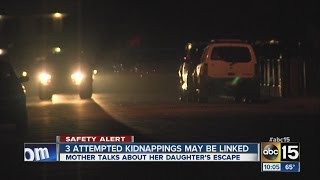 Attempted kidnappings may be linked