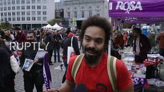 Belgium: Activists march through Brussels urging COP26 climate change solutions