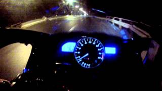 Yamaha R1 acceleration until 5th gear 299km/h