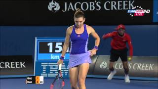 Simona Halep vs Jarmila Gajdosova Australian Open 21.01.2015 (part 1 of 2)