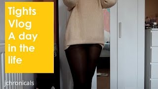 Vlog Style  | Pantyhose Try On, Getting Ready, doing chores etc