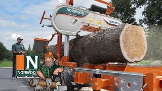 Aserradero motosierra portátil LumberPro HD36 de Norwood – Manual o hidráulico.