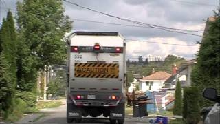 Garbage and Recycling truck: City of New West