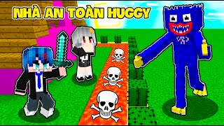 PHONG CẬN SAMMY THỬ THÁCH 24 GIỜ XÂY NHÀ AN TOÀN CHỐNG HUGGY KINH DỊ ĐÁNG SỢ TRONG MINECRAFT