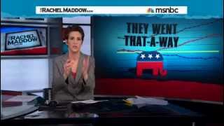 Rachel Maddow and the Republicons Hard Right Turn