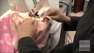 Linnings elastik med overlocker