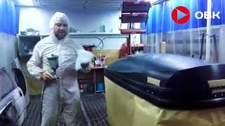 Уроки кузовного ремонта. Ремонт пластикового бокса Thule