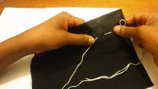 How to Baste Stitch - Tacking Stitch : Beginners Hand Sewing & Embroidery DIY