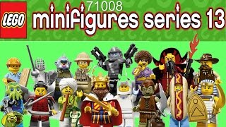 Распаковка Минифигурок Лего 71008 | 13 серия | 4-й выпуск / Lego Minifigures series 13