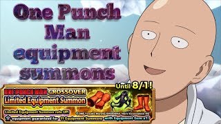 Открытие Аксессуаров  Сайтама | Grand Summoners |  One Punch Man eauipment summons |