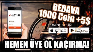 ACTION COİN Nedir?  160Bin Aboneyi Geçti!  Hemen 1000Coin KAZAN!