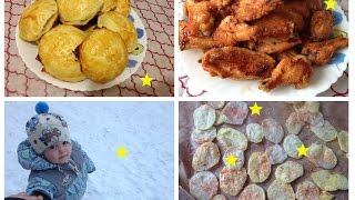 ВЛОГ:  Много готовлю/ снежный домик / Марк- поросенок)))