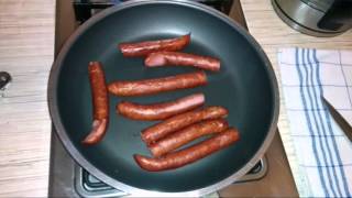 Самый простой способ поЖарить сосиски | Fried Bavarian sausages