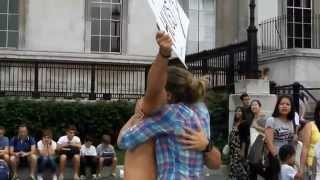 Copy of Free Hugs In Trafalgar Square, London - Extended