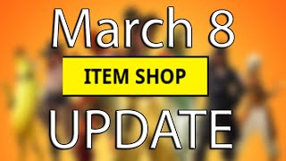 Fortnite Item Shop Update March 8  -  Fortnite Season 8 Gameplay - Respawn Vans Soon?
