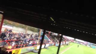 Aldershot 1-2 Plymouth - Singing before kickoff and kickoff