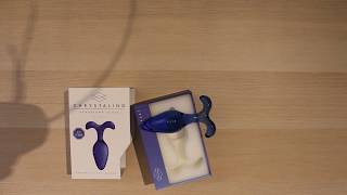 CHRYSTALINO EXPERT BLUE GLASS DILDO PlayBlue Demo