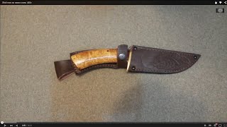 Мой нож на заказ сталь 440с